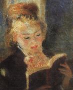 Pierre Renoir Woman Reading  fff oil painting reproduction